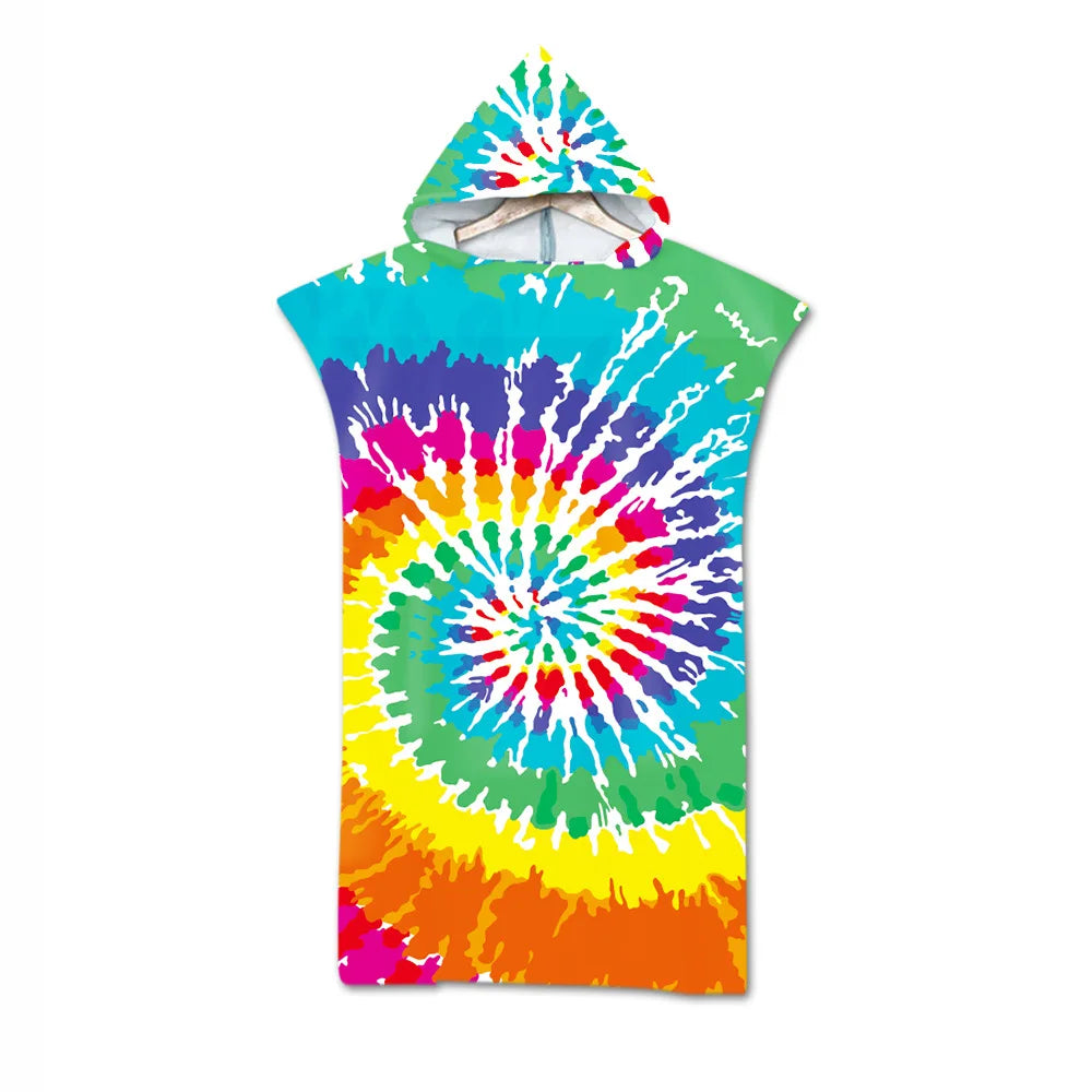 Toalla poncho de microfibra
