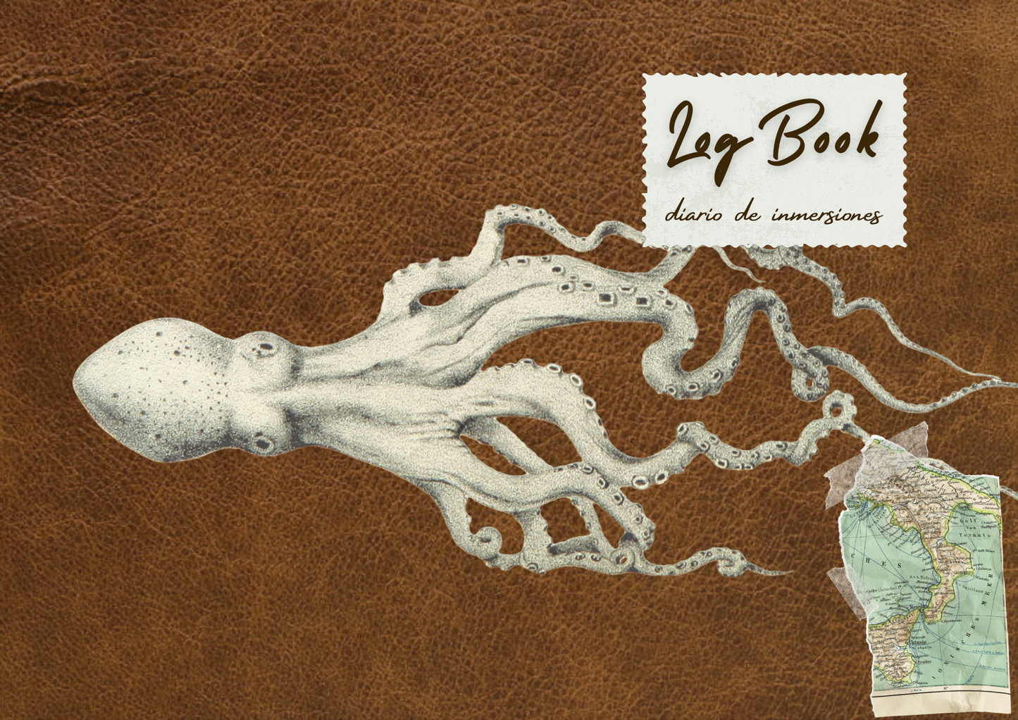 Logbook buceo - pulpo vintage