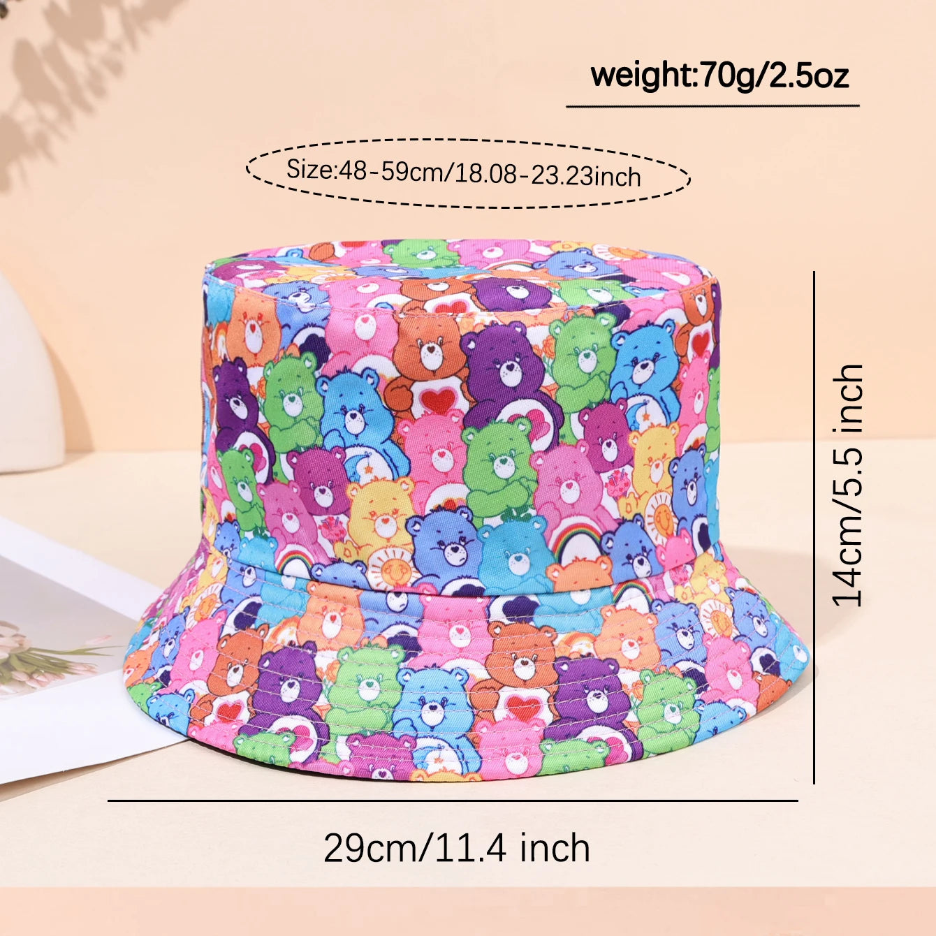 Sombrero de pescador – protegido a todo color