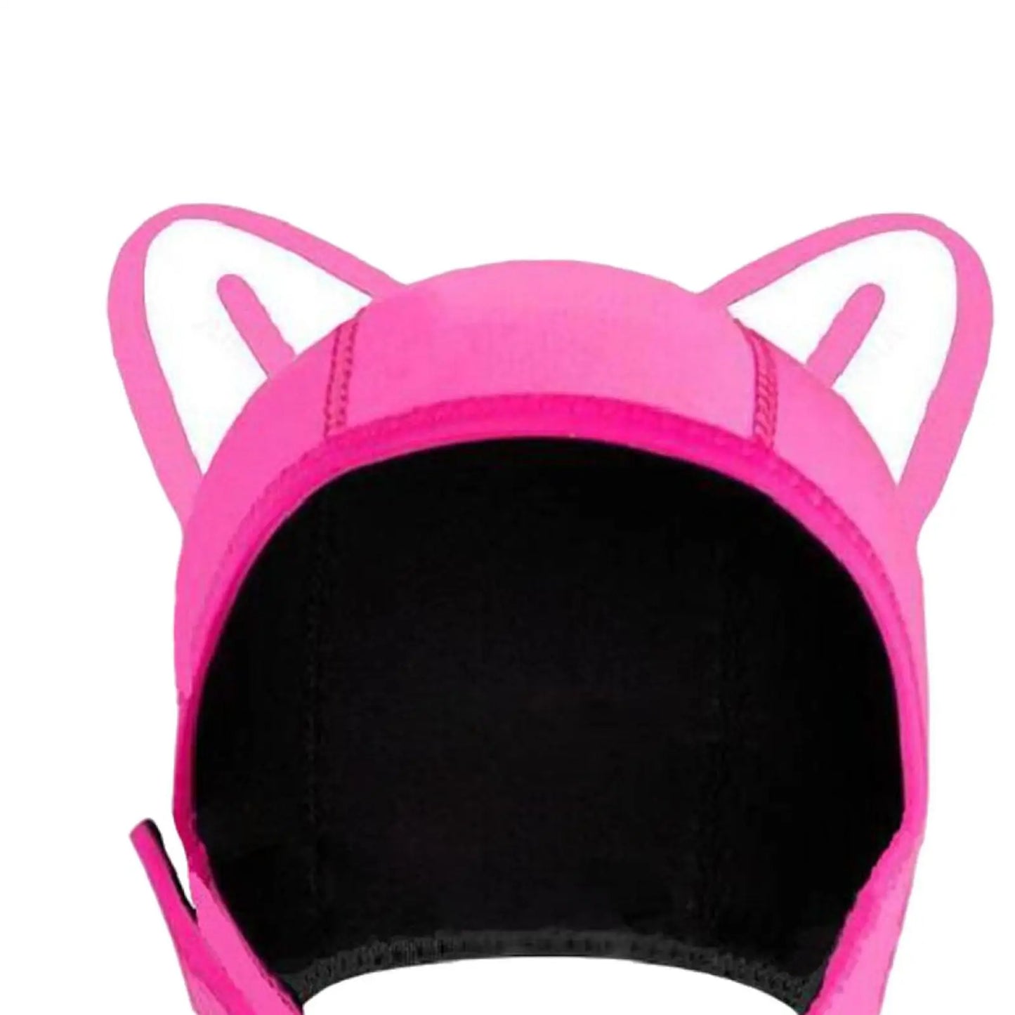 Capucha de neopreno gato rosa