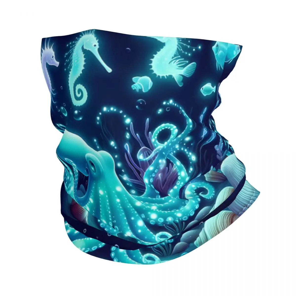 Bandana multiusos tiburones | Cuello calentito, pelo controlado y estilo salado