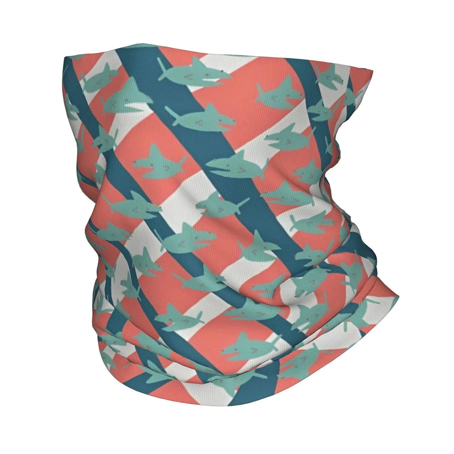 Bandana multiusos tiburones | Cuello calentito, pelo controlado y estilo salado