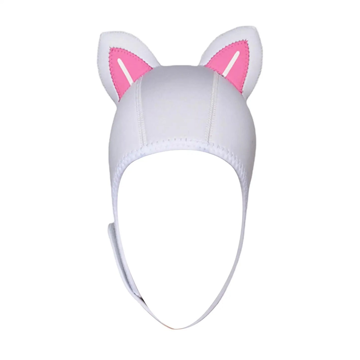 Capucha neopreno gato blanco