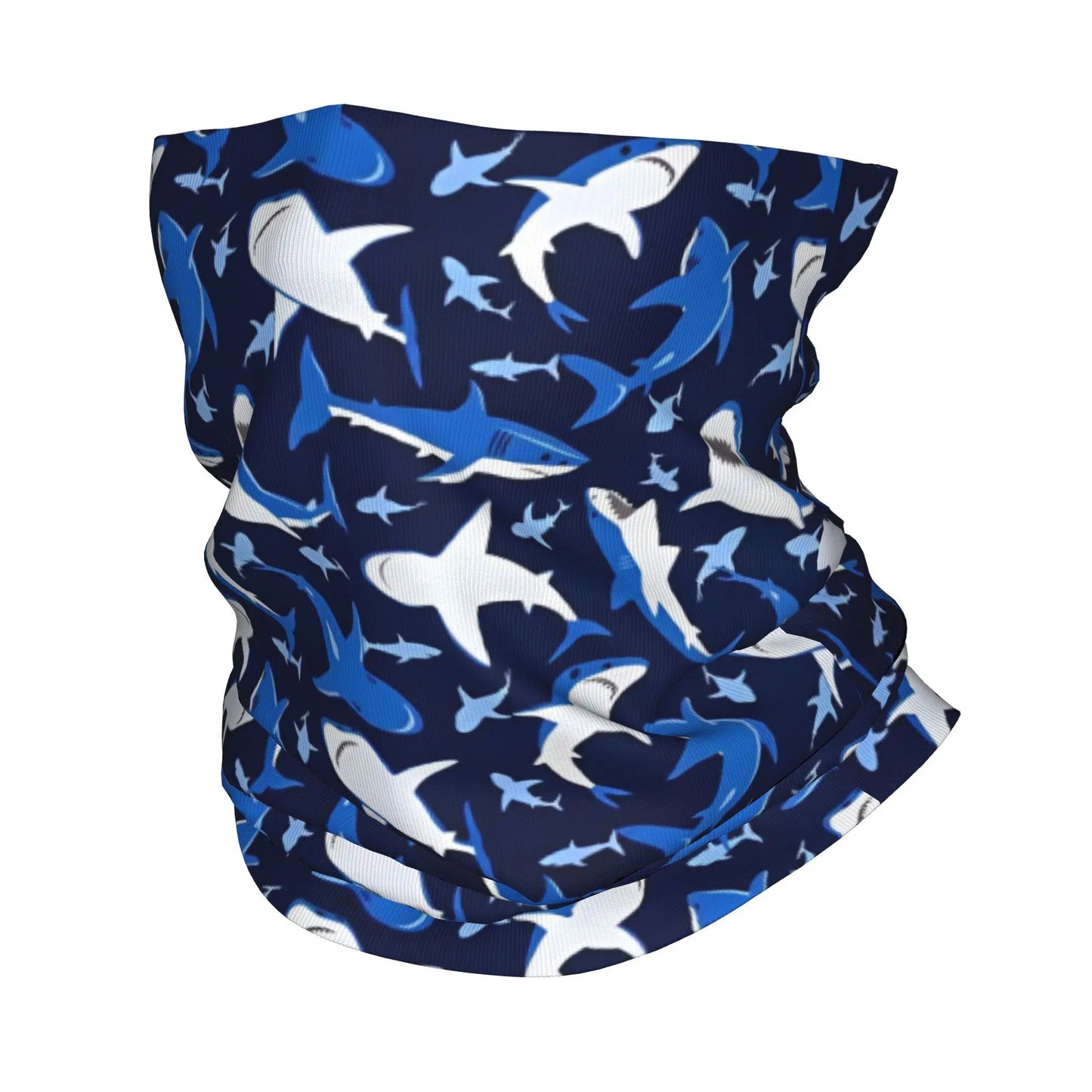 Bandana multiusos tiburones | Cuello calentito, pelo controlado y estilo salado