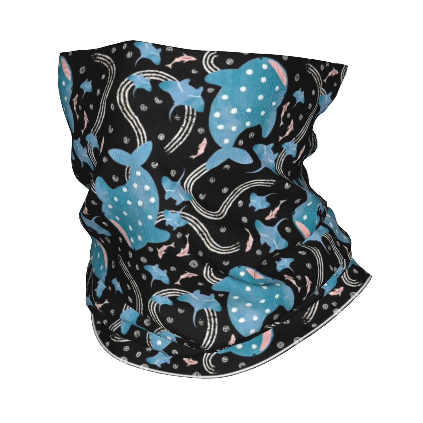 Bandana multiusos tiburones | Cuello calentito, pelo controlado y estilo salado