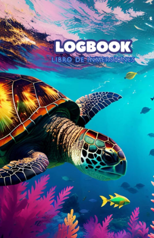 Logbook buceo - tortuga colorido