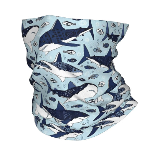 Bandana multiusos tiburones | Cuello calentito, pelo controlado y estilo salado