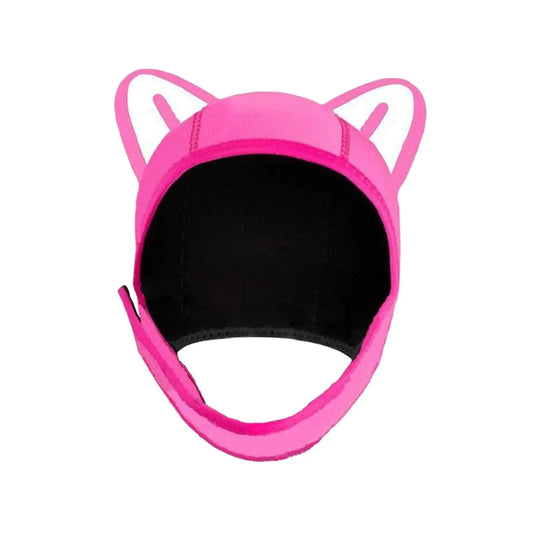 Capucha de neopreno gato rosa