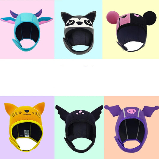 Capucha de neopreno animales