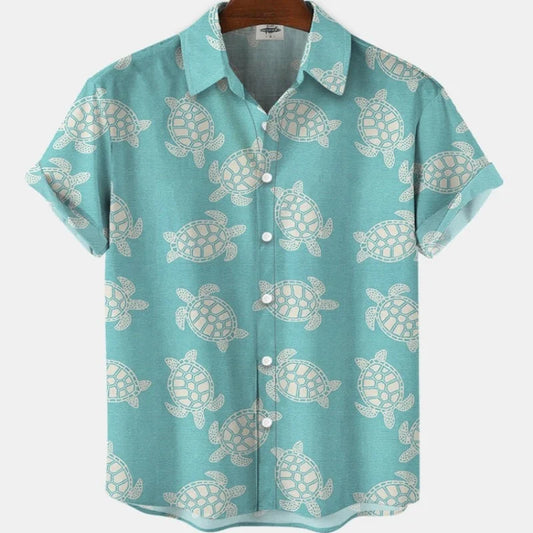 Camisa hawaiana - tortugas